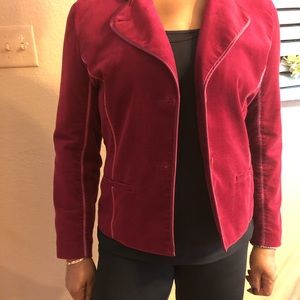 Velvet burgundy jacket